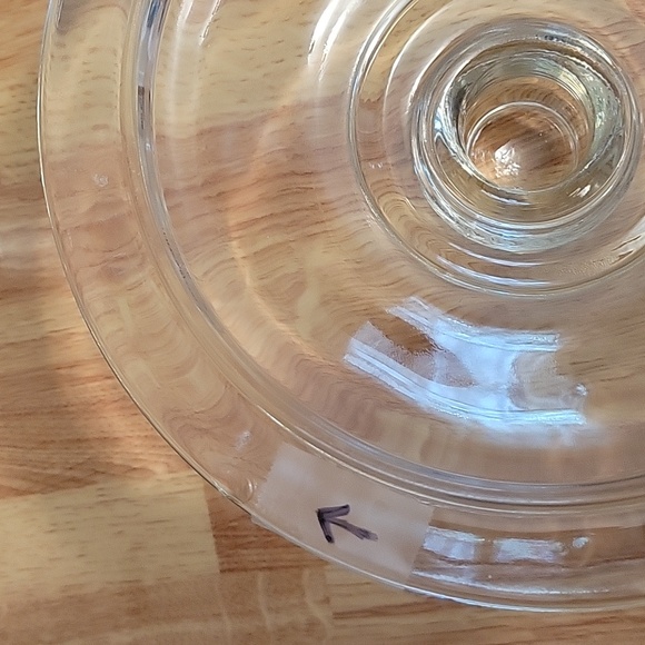 Vintage 1977 SPRINGWATER Cookie Jar, glass 13", - Picture 4 of 4